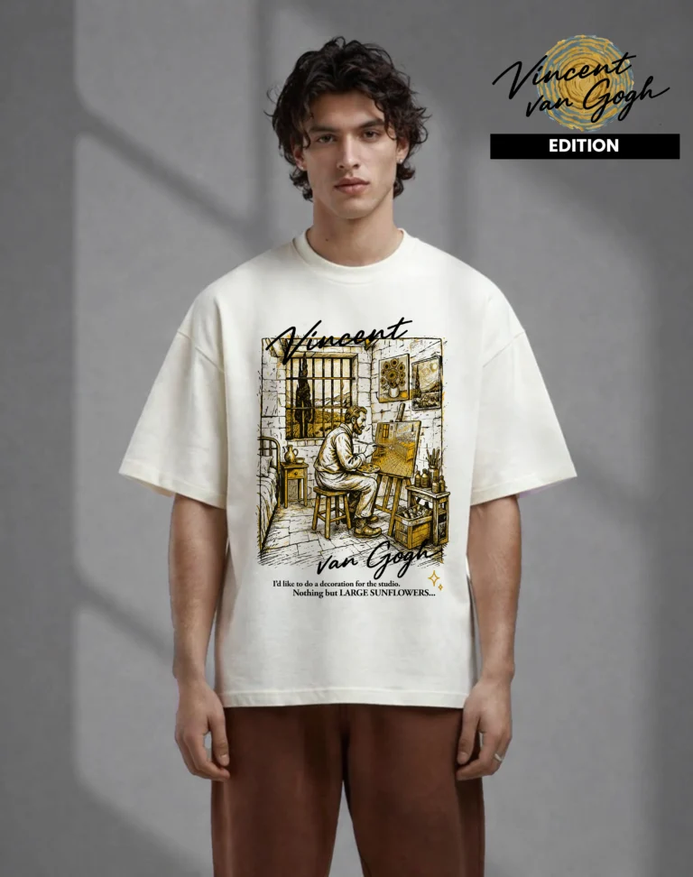 Van Gogh oversized t-shirt asylum room artwork