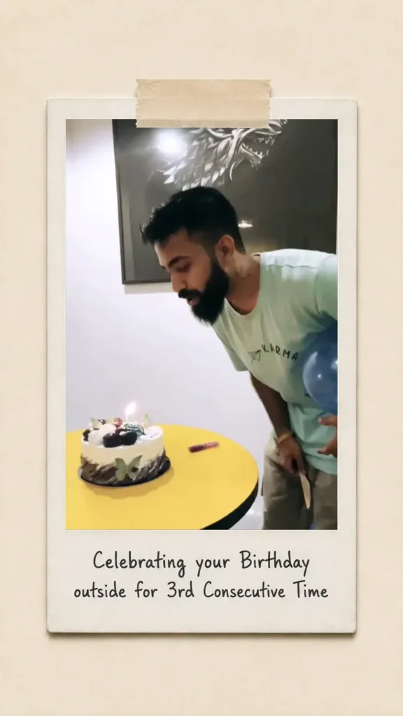 Celebrating Birthday in the Mountains