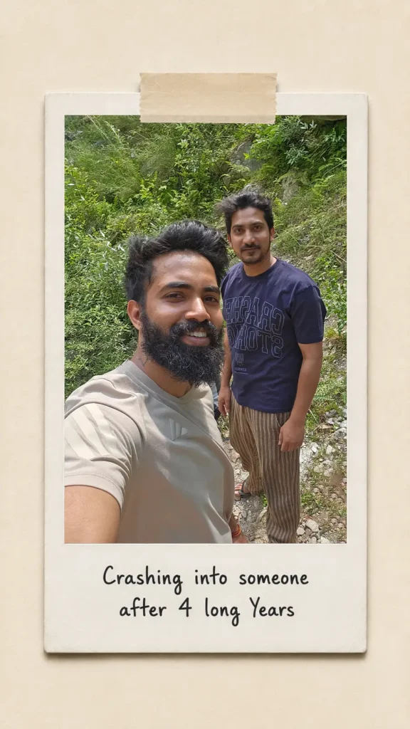 Meeting someone after 4 long years